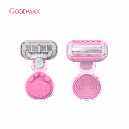 Портативная бритва с 4 лезвиями и сменными картриджами для Lady SL